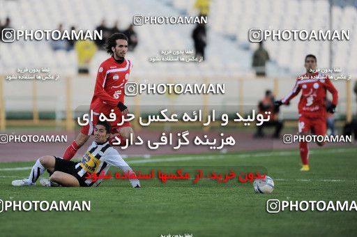 1167714, Tehran, Iran, لیگ برتر فوتبال ایران، Persian Gulf Cup، Week 19، Second Leg، Persepolis 1 v 4 Saba Qom on 2010/12/19 at Azadi Stadium