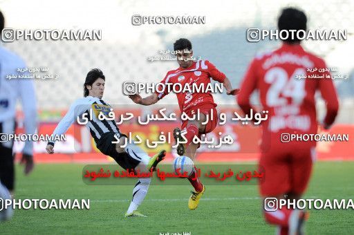 1167630, Tehran, Iran, لیگ برتر فوتبال ایران، Persian Gulf Cup، Week 19، Second Leg، Persepolis 1 v 4 Saba Qom on 2010/12/19 at Azadi Stadium
