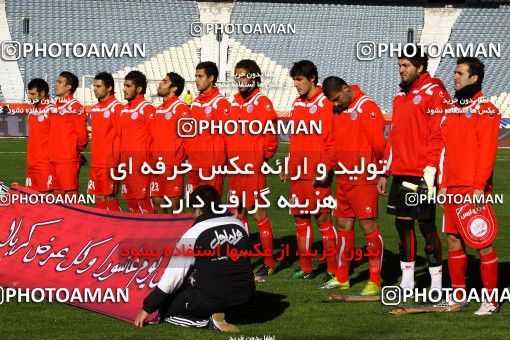 1167517, Tehran, Iran, لیگ برتر فوتبال ایران، Persian Gulf Cup، Week 19، Second Leg، Persepolis 1 v 4 Saba Qom on 2010/12/19 at Azadi Stadium