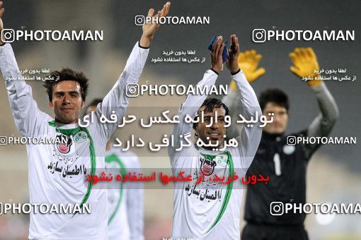 1168528, Tehran, Iran, لیگ برتر فوتبال ایران، Persian Gulf Cup، Week 20، Second Leg، Esteghlal 1 v 2 Zob Ahan Esfahan on 2010/12/23 at Azadi Stadium