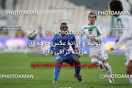 1168632, Tehran, Iran, لیگ برتر فوتبال ایران، Persian Gulf Cup، Week 20، Second Leg، Esteghlal 1 v 2 Zob Ahan Esfahan on 2010/12/23 at Azadi Stadium