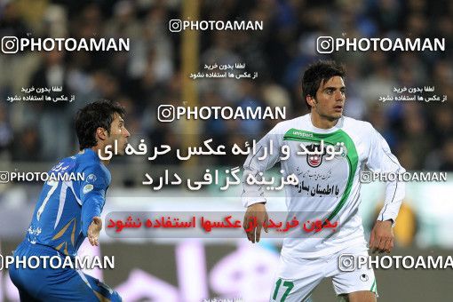 1168606, Tehran, Iran, لیگ برتر فوتبال ایران، Persian Gulf Cup، Week 20، Second Leg، Esteghlal 1 v 2 Zob Ahan Esfahan on 2010/12/23 at Azadi Stadium
