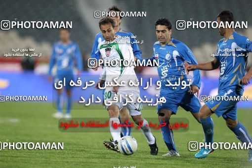 1168461, Tehran, Iran, لیگ برتر فوتبال ایران، Persian Gulf Cup، Week 20، Second Leg، Esteghlal 1 v 2 Zob Ahan Esfahan on 2010/12/23 at Azadi Stadium