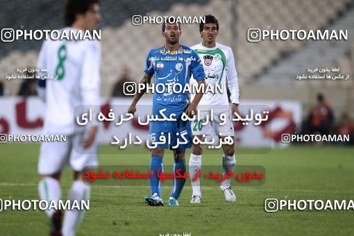1168541, Tehran, Iran, لیگ برتر فوتبال ایران، Persian Gulf Cup، Week 20، Second Leg، Esteghlal 1 v 2 Zob Ahan Esfahan on 2010/12/23 at Azadi Stadium
