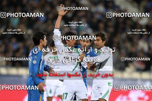 1168628, Tehran, Iran, لیگ برتر فوتبال ایران، Persian Gulf Cup، Week 20، Second Leg، Esteghlal 1 v 2 Zob Ahan Esfahan on 2010/12/23 at Azadi Stadium