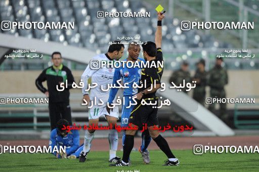 1168692, Tehran, Iran, لیگ برتر فوتبال ایران، Persian Gulf Cup، Week 20، Second Leg، Esteghlal 1 v 2 Zob Ahan Esfahan on 2010/12/23 at Azadi Stadium