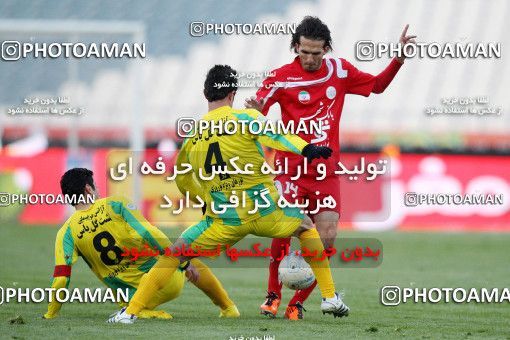 1173751, Tehran, Iran, لیگ برتر فوتبال ایران، Persian Gulf Cup، Week 22، Second Leg، Persepolis 0 v 0 Rah Ahan on 2011/02/13 at Azadi Stadium