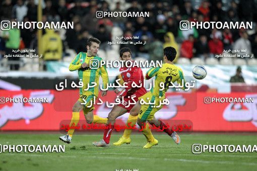 1173803, Tehran, Iran, لیگ برتر فوتبال ایران، Persian Gulf Cup، Week 22، Second Leg، Persepolis 0 v 0 Rah Ahan on 2011/02/13 at Azadi Stadium