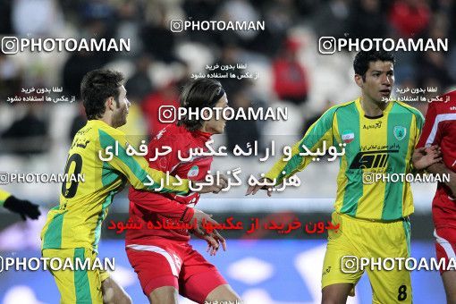 1173644, Tehran, Iran, لیگ برتر فوتبال ایران، Persian Gulf Cup، Week 22، Second Leg، Persepolis 0 v 0 Rah Ahan on 2011/02/13 at Azadi Stadium