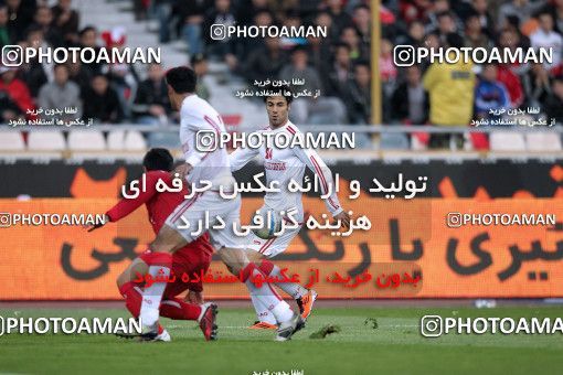 1176936, Tehran, Iran, لیگ برتر فوتبال ایران، Persian Gulf Cup، Week 24، Second Leg، Persepolis 3 v 1 Foulad Khouzestan on 2011/02/25 at Azadi Stadium