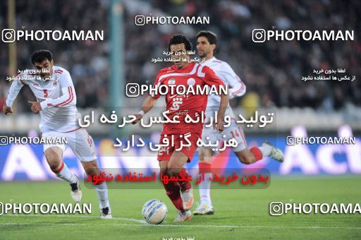 1176056, Tehran, Iran, لیگ برتر فوتبال ایران، Persian Gulf Cup، Week 24، Second Leg، Persepolis 3 v 1 Foulad Khouzestan on 2011/02/25 at Azadi Stadium