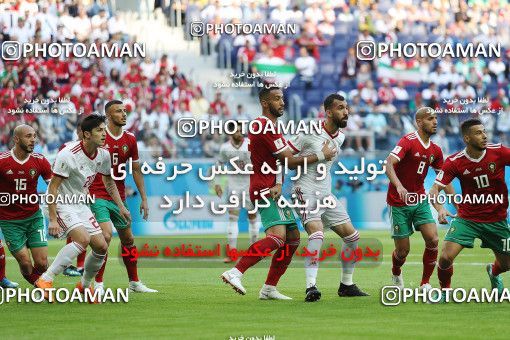 1158517, Saint Petersburg, Russia, 2018 FIFA World Cup, Group stage, Group B, Morocco 0 v 1 Iran on 2018/06/15 at ورزشگاه سن پترزبورگ