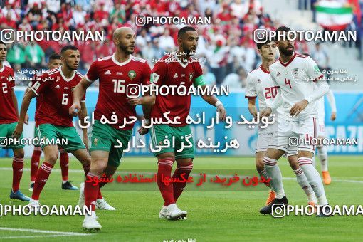 1158537, Saint Petersburg, Russia, 2018 FIFA World Cup, Group stage, Group B, Morocco 0 v 1 Iran on 2018/06/15 at ورزشگاه سن پترزبورگ