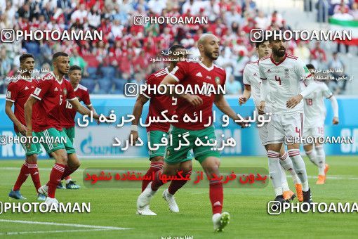 1158665, Saint Petersburg, Russia, 2018 FIFA World Cup, Group stage, Group B, Morocco 0 v 1 Iran on 2018/06/15 at ورزشگاه سن پترزبورگ