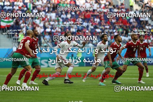 1158660, Saint Petersburg, Russia, 2018 FIFA World Cup, Group stage, Group B, Morocco 0 v 1 Iran on 2018/06/15 at ورزشگاه سن پترزبورگ