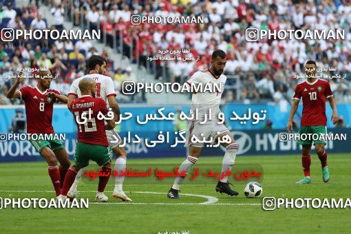 1158648, Saint Petersburg, Russia, 2018 FIFA World Cup, Group stage, Group B, Morocco 0 v 1 Iran on 2018/06/15 at ورزشگاه سن پترزبورگ