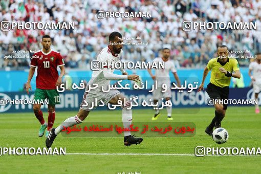 1158569, Saint Petersburg, Russia, 2018 FIFA World Cup, Group stage, Group B, Morocco 0 v 1 Iran on 2018/06/15 at ورزشگاه سن پترزبورگ