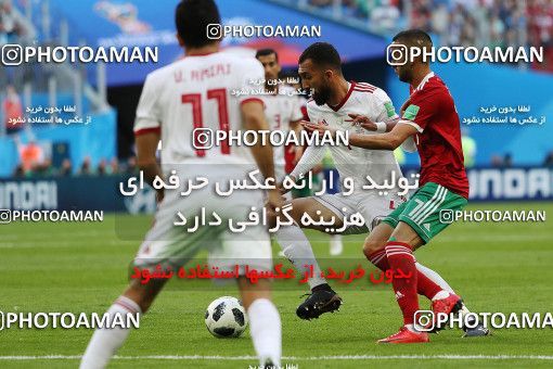 1158534, Saint Petersburg, Russia, 2018 FIFA World Cup, Group stage, Group B, Morocco 0 v 1 Iran on 2018/06/15 at ورزشگاه سن پترزبورگ