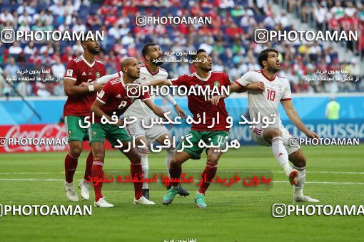 1158643, Saint Petersburg, Russia, 2018 FIFA World Cup, Group stage, Group B, Morocco 0 v 1 Iran on 2018/06/15 at ورزشگاه سن پترزبورگ