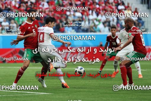 1158591, Saint Petersburg, Russia, 2018 FIFA World Cup, Group stage, Group B, Morocco 0 v 1 Iran on 2018/06/15 at ورزشگاه سن پترزبورگ