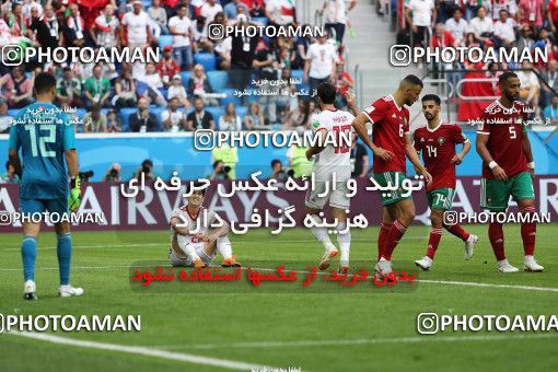 1158581, Saint Petersburg, Russia, 2018 FIFA World Cup, Group stage, Group B, Morocco 0 v 1 Iran on 2018/06/15 at ورزشگاه سن پترزبورگ