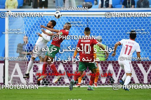1158579, Saint Petersburg, Russia, 2018 FIFA World Cup, Group stage, Group B, Morocco 0 v 1 Iran on 2018/06/15 at ورزشگاه سن پترزبورگ