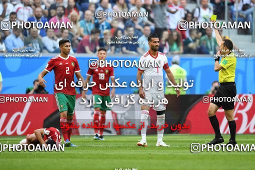 1158497, Saint Petersburg, Russia, 2018 FIFA World Cup, Group stage, Group B, Morocco 0 v 1 Iran on 2018/06/15 at ورزشگاه سن پترزبورگ