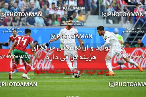 1158685, Saint Petersburg, Russia, 2018 FIFA World Cup, Group stage, Group B, Morocco 0 v 1 Iran on 2018/06/15 at ورزشگاه سن پترزبورگ