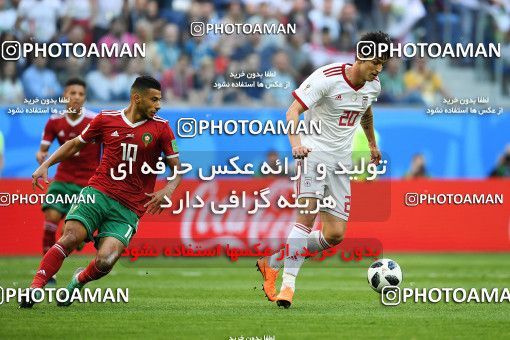 1158692, Saint Petersburg, Russia, 2018 FIFA World Cup, Group stage, Group B, Morocco 0 v 1 Iran on 2018/06/15 at ورزشگاه سن پترزبورگ