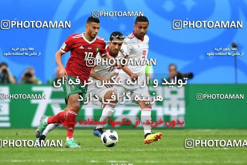 1158544, Saint Petersburg, Russia, 2018 FIFA World Cup, Group stage, Group B, Morocco 0 v 1 Iran on 2018/06/15 at ورزشگاه سن پترزبورگ