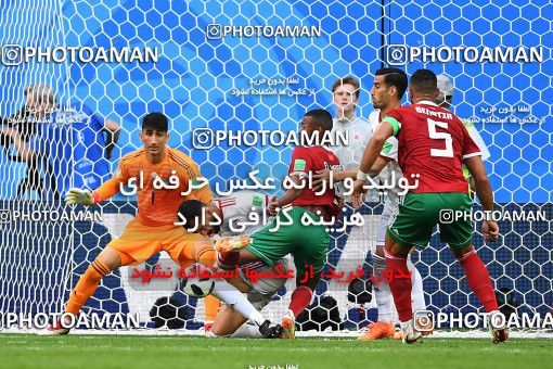 1158592, Saint Petersburg, Russia, 2018 FIFA World Cup, Group stage, Group B, Morocco 0 v 1 Iran on 2018/06/15 at ورزشگاه سن پترزبورگ