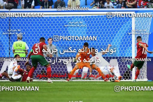 1158626, Saint Petersburg, Russia, 2018 FIFA World Cup, Group stage, Group B, Morocco 0 v 1 Iran on 2018/06/15 at ورزشگاه سن پترزبورگ