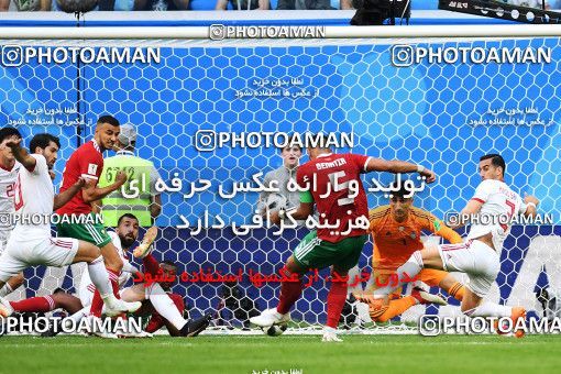 1158679, Saint Petersburg, Russia, 2018 FIFA World Cup, Group stage, Group B, Morocco 0 v 1 Iran on 2018/06/15 at ورزشگاه سن پترزبورگ