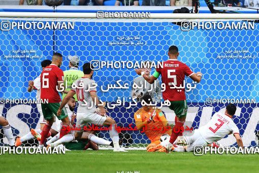 1158622, Saint Petersburg, Russia, 2018 FIFA World Cup, Group stage, Group B, Morocco 0 v 1 Iran on 2018/06/15 at ورزشگاه سن پترزبورگ