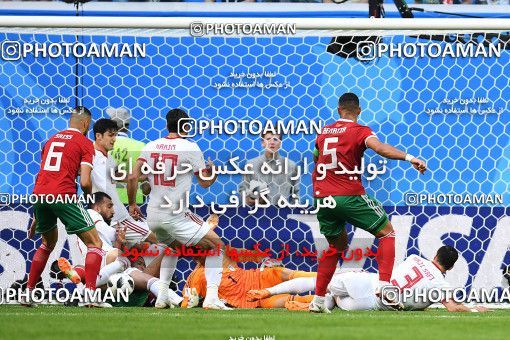 1158533, Saint Petersburg, Russia, 2018 FIFA World Cup, Group stage, Group B, Morocco 0 v 1 Iran on 2018/06/15 at ورزشگاه سن پترزبورگ