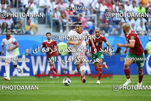 1158654, Saint Petersburg, Russia, 2018 FIFA World Cup, Group stage, Group B, Morocco 0 v 1 Iran on 2018/06/15 at ورزشگاه سن پترزبورگ