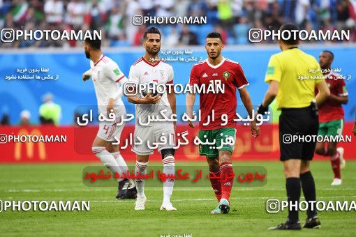 1158589, Saint Petersburg, Russia, 2018 FIFA World Cup, Group stage, Group B, Morocco 0 v 1 Iran on 2018/06/15 at ورزشگاه سن پترزبورگ