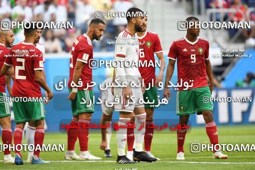 1158667, Saint Petersburg, Russia, 2018 FIFA World Cup, Group stage, Group B, Morocco 0 v 1 Iran on 2018/06/15 at ورزشگاه سن پترزبورگ