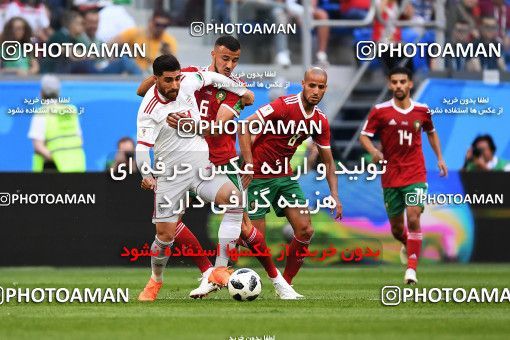 1158631, Saint Petersburg, Russia, 2018 FIFA World Cup, Group stage, Group B, Morocco 0 v 1 Iran on 2018/06/15 at ورزشگاه سن پترزبورگ