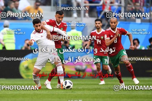 1158501, Saint Petersburg, Russia, 2018 FIFA World Cup, Group stage, Group B, Morocco 0 v 1 Iran on 2018/06/15 at ورزشگاه سن پترزبورگ