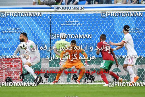 1158792, Saint Petersburg, Russia, 2018 FIFA World Cup, Group stage, Group B, Morocco 0 v 1 Iran on 2018/06/15 at ورزشگاه سن پترزبورگ
