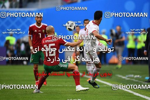 1158862, Saint Petersburg, Russia, 2018 FIFA World Cup, Group stage, Group B, Morocco 0 v 1 Iran on 2018/06/15 at ورزشگاه سن پترزبورگ