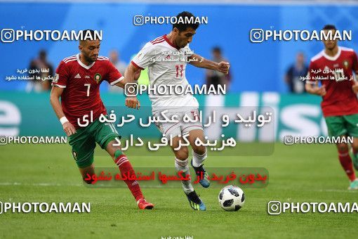 1158750, Saint Petersburg, Russia, 2018 FIFA World Cup, Group stage, Group B, Morocco 0 v 1 Iran on 2018/06/15 at ورزشگاه سن پترزبورگ