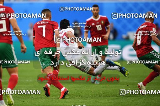 1158885, Saint Petersburg, Russia, 2018 FIFA World Cup, Group stage, Group B, Morocco 0 v 1 Iran on 2018/06/15 at ورزشگاه سن پترزبورگ