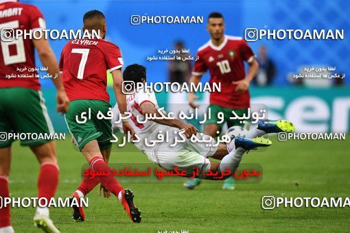 1158867, Saint Petersburg, Russia, 2018 FIFA World Cup, Group stage, Group B, Morocco 0 v 1 Iran on 2018/06/15 at ورزشگاه سن پترزبورگ