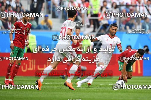 1158851, Saint Petersburg, Russia, 2018 FIFA World Cup, Group stage, Group B, Morocco 0 v 1 Iran on 2018/06/15 at ورزشگاه سن پترزبورگ