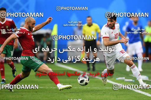 1158746, Saint Petersburg, Russia, 2018 FIFA World Cup, Group stage, Group B, Morocco 0 v 1 Iran on 2018/06/15 at ورزشگاه سن پترزبورگ