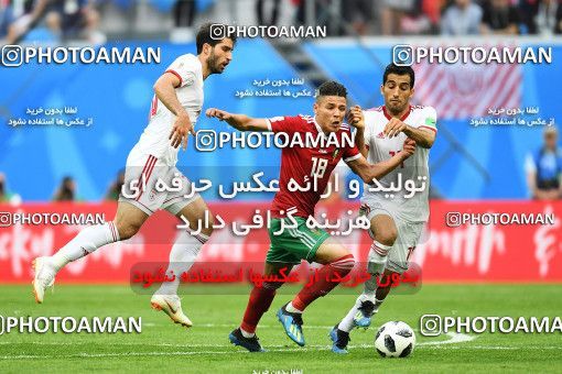 1158824, Saint Petersburg, Russia, 2018 FIFA World Cup, Group stage, Group B, Morocco 0 v 1 Iran on 2018/06/15 at ورزشگاه سن پترزبورگ