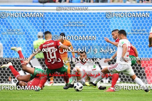 1158715, Saint Petersburg, Russia, 2018 FIFA World Cup, Group stage, Group B, Morocco 0 v 1 Iran on 2018/06/15 at ورزشگاه سن پترزبورگ