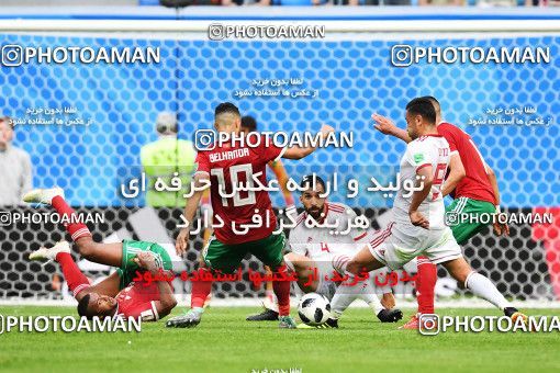 1158714, Saint Petersburg, Russia, 2018 FIFA World Cup, Group stage, Group B, Morocco 0 v 1 Iran on 2018/06/15 at ورزشگاه سن پترزبورگ